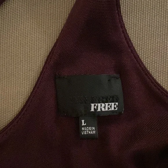 Purple low back Wilfred dress. Size large - Picture 4 of 4